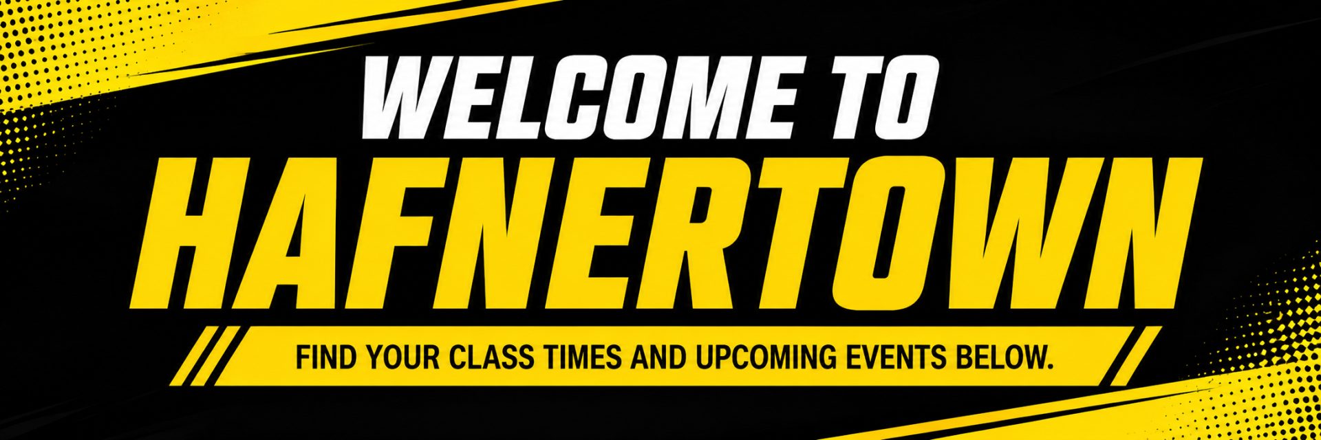 Hafnertown Header Hafnertown Keith Hafner's Karate